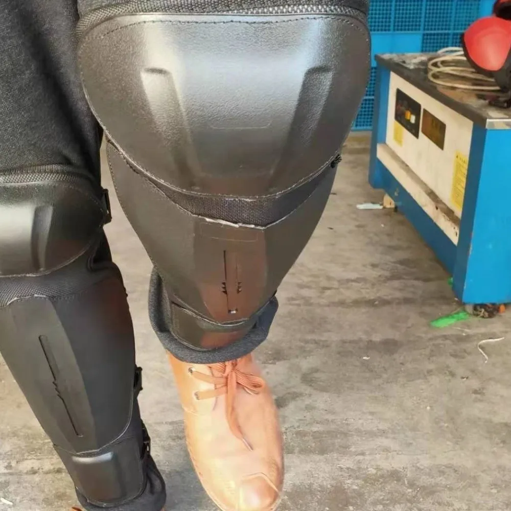 Waterproof Gardening Knee Pads Anti-Slip Adjustable Strap Motorcycle Knee Pads Anti-Collision Extended Leg Protective