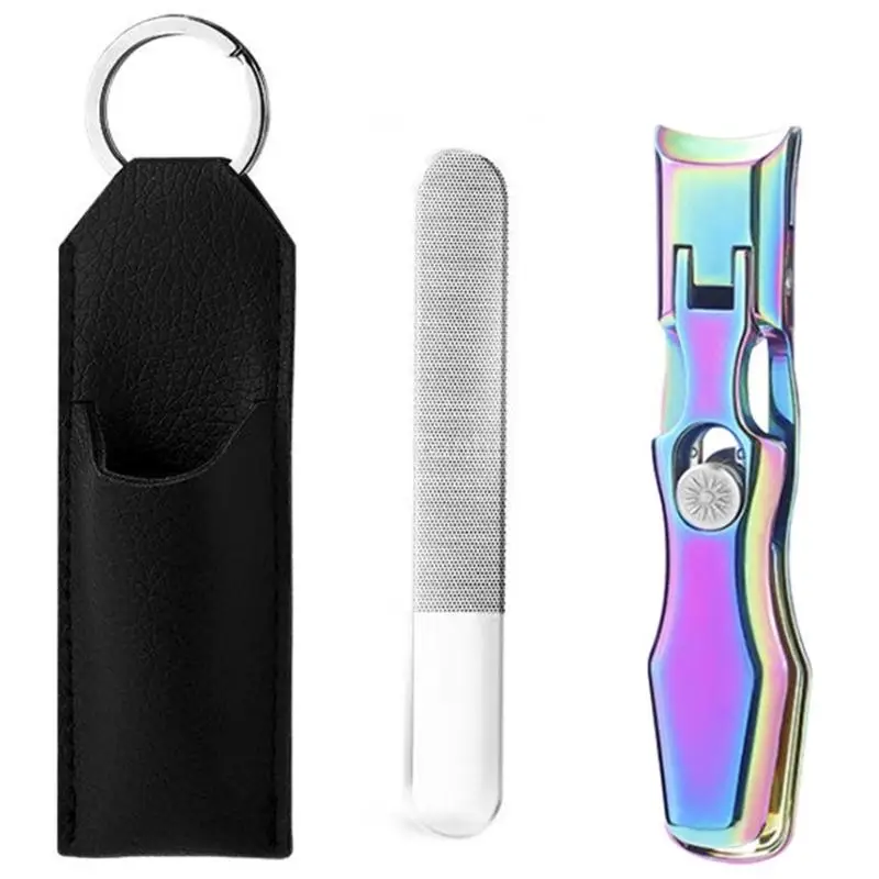 with File for Thick Nails Large Wide Jaw Opening Cutter Fingernail Trimmer Toenail Cutter