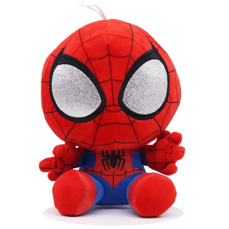 Marvel Figure Cute Q Version Spider Man Venom Plush Toy Ghost Spider Lovely Superhero Stuffed Toy Charms Adorable Bag Doll Gift