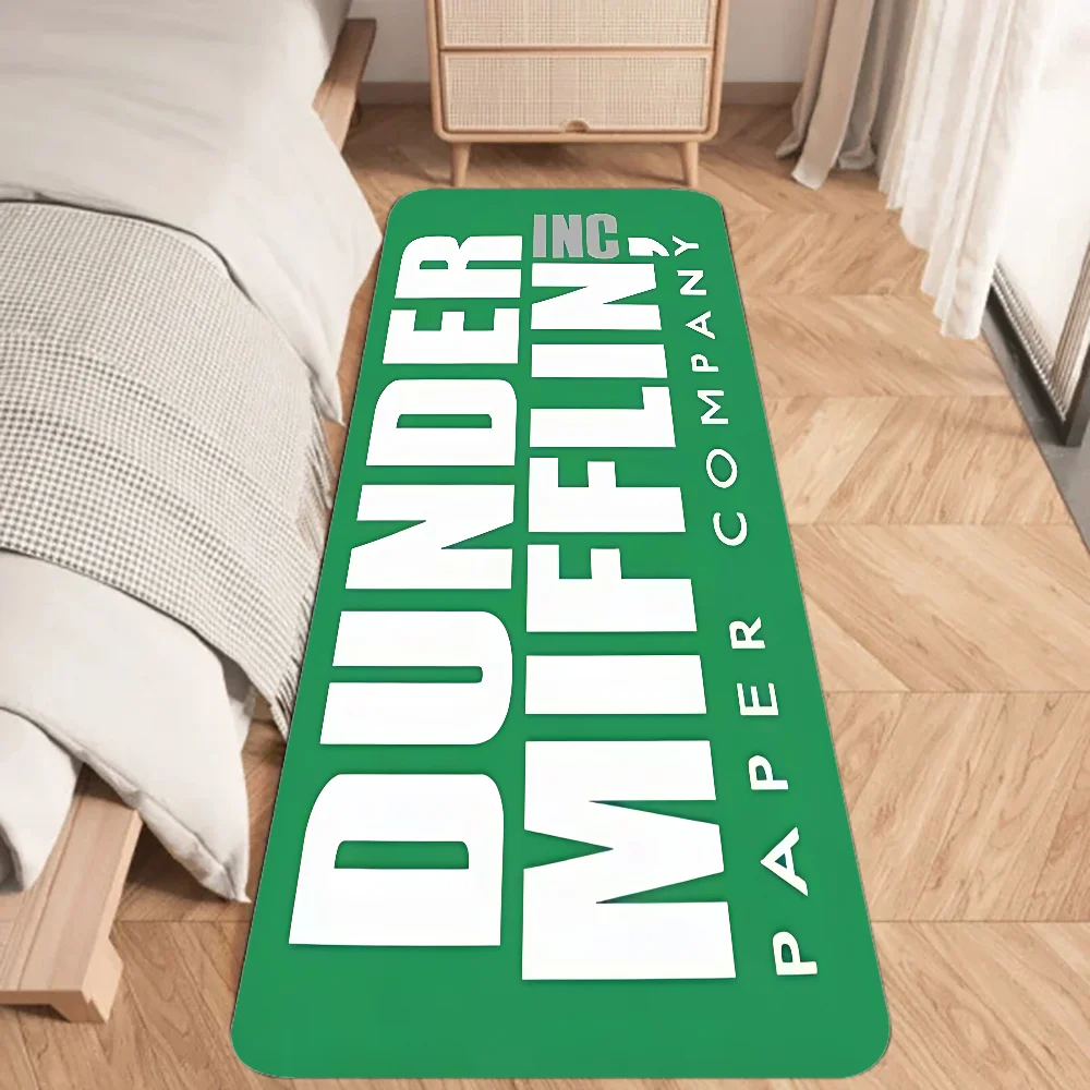 The Office TV Show Dunder Mifflin Floor Mat Graphic Printed Flannel Doormats For Bathroom Kitchen Entrance Carpet Home Decor