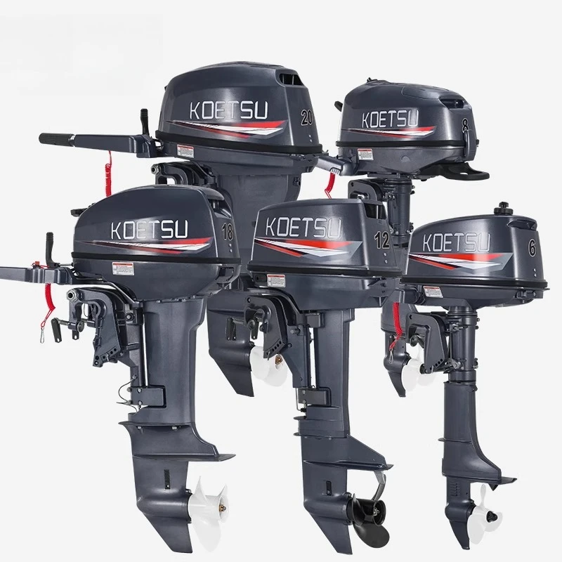 

40HP 2 - Stroke 4 - Stroke Gasoline Outboard Engine for Speedboats and Inflatable Boats Powerful Propulsion for Water Sports