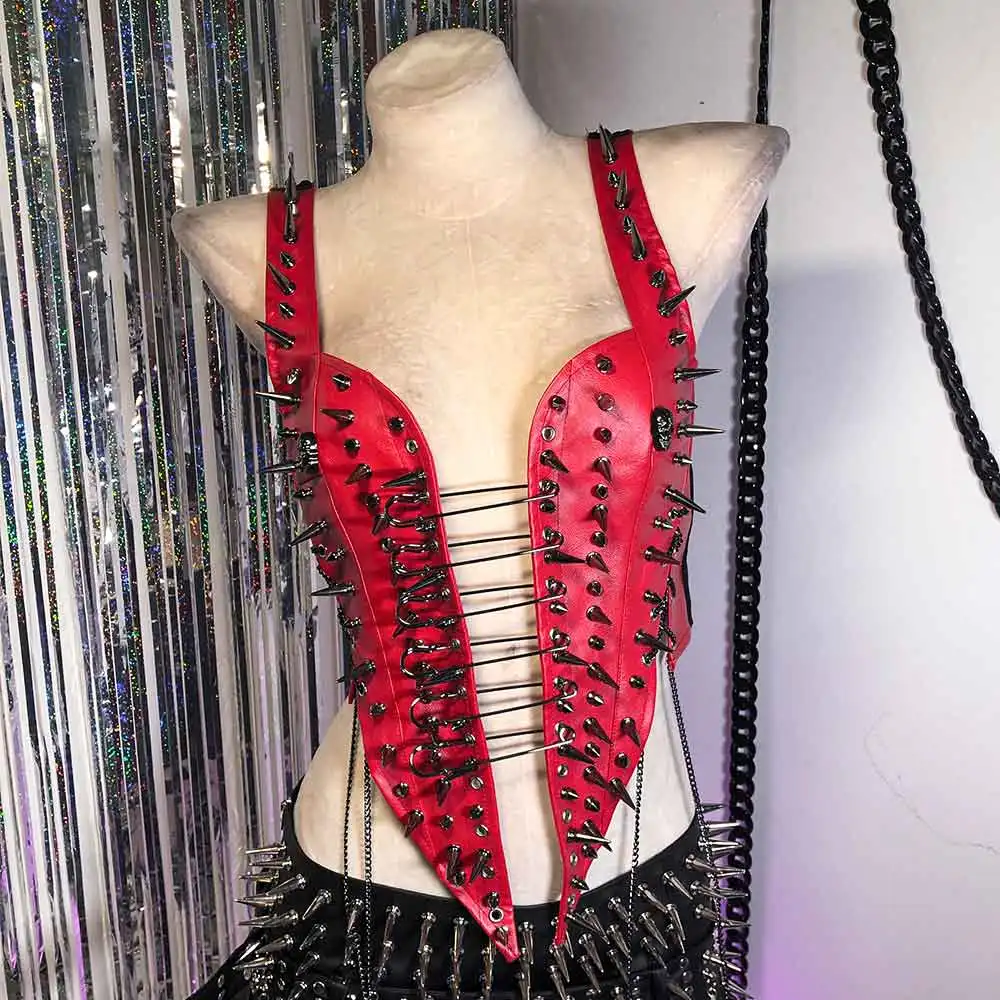 

90s Fashion Revival Y2K Halter Camisole TOPS Harajuku Gothic Tank Grunge Emo E-Girls 80s DIY Kawaii Hand Made Punk Rock Eco Goth