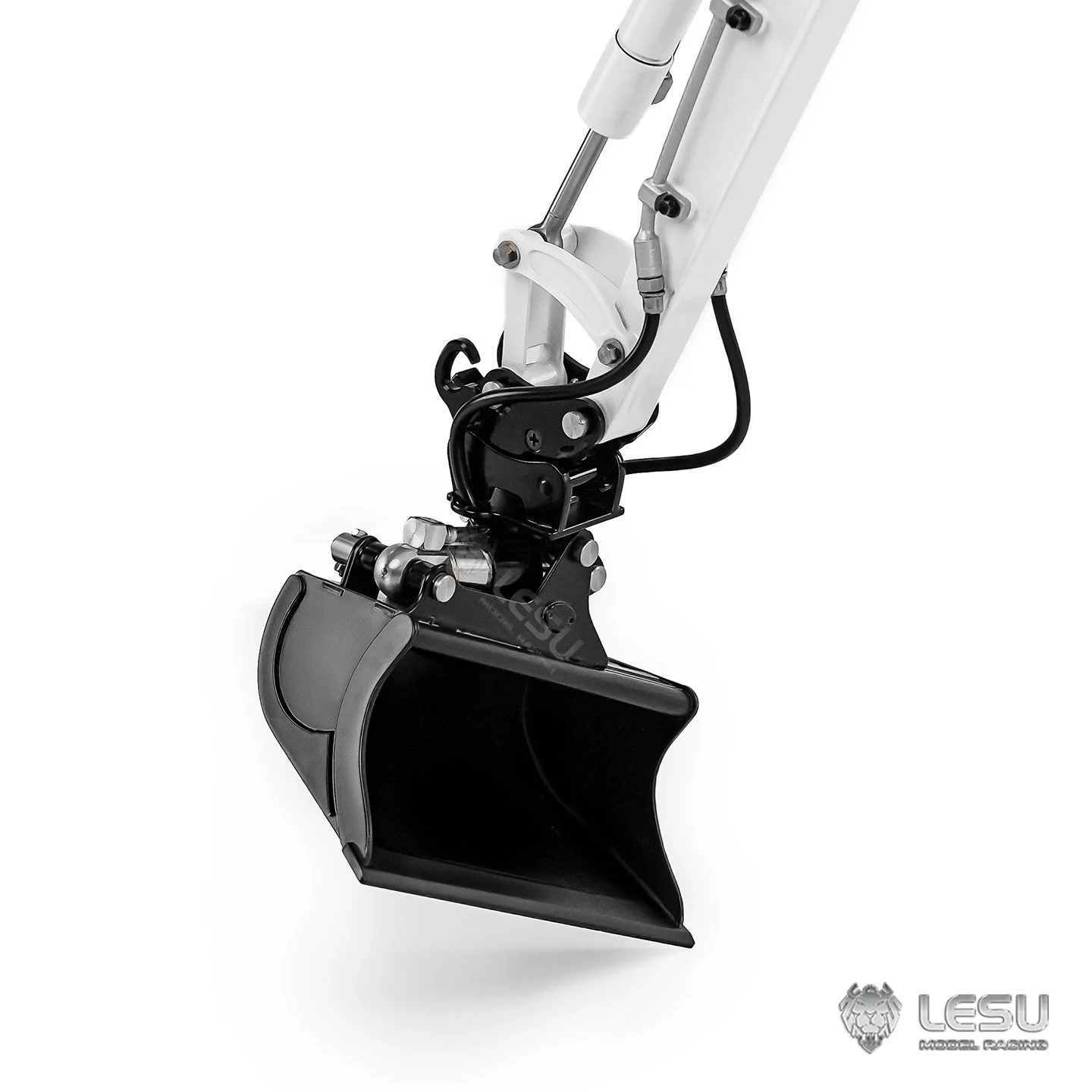 LESU Part Metal Tilting Bucket for Toy 1/14 RC Hydraulic Excavator PC30 Radio Control Mini Digger Model Engineering Vehicle