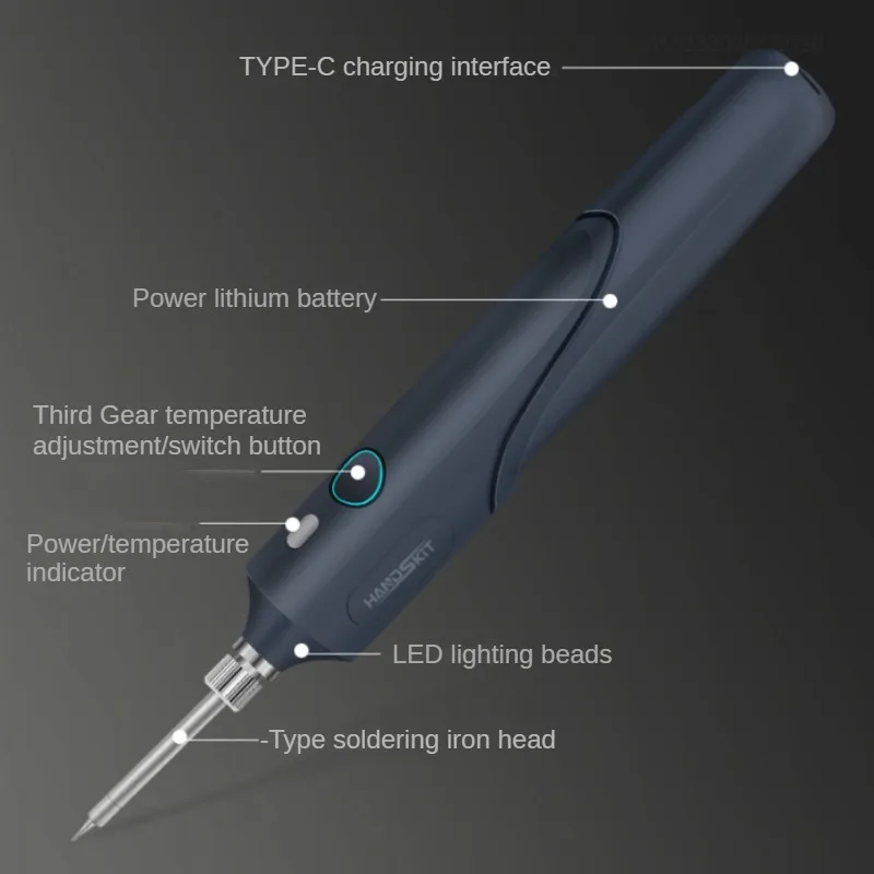 Xiaomi Handskit Wireless Soldering Iron Rechargeable Soldering 5 Seconds Tin Type-C Charging Soldering Iron Repair Power Tools