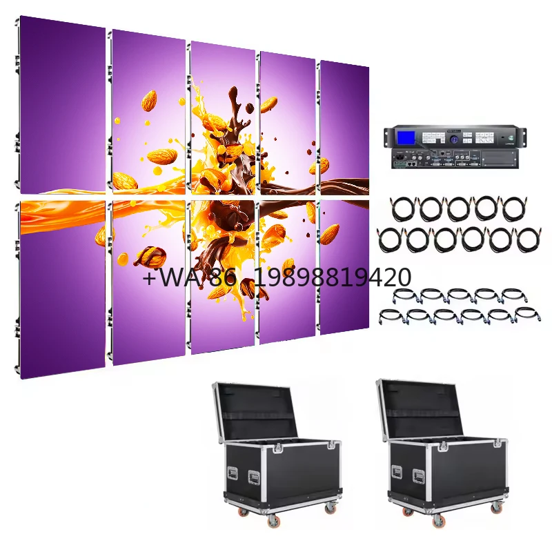 P3.91 Outdoor LED Display Screen  Waterproof Special-shaped Electronic Screen Big Video Stage LED Display Show customize