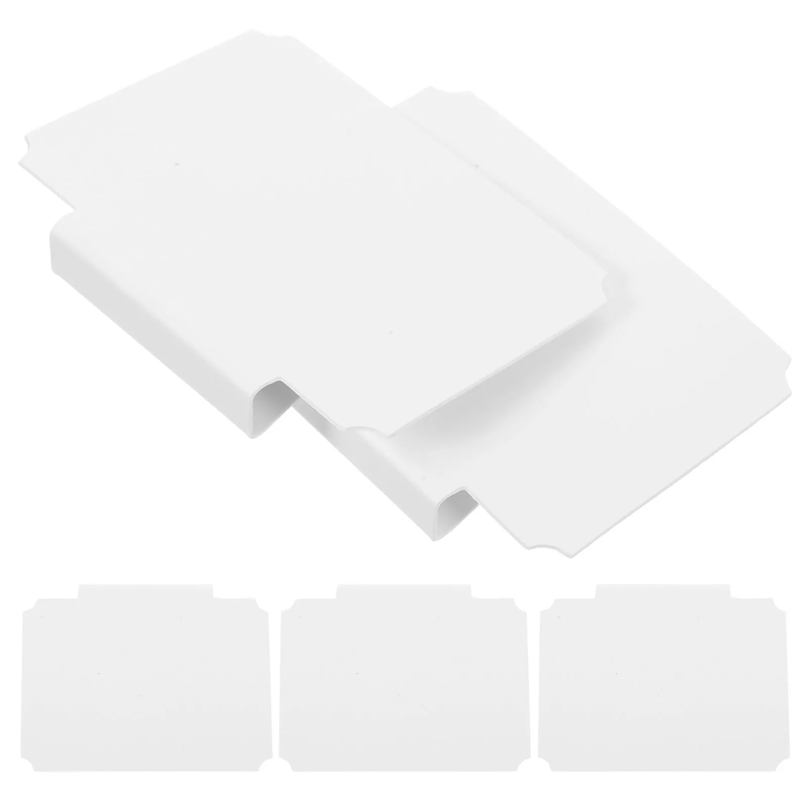 

8Pcs Basket Label Holders Removable Clip Hanging Design for Storage Bins Basket Tags Pantry Organization Sign Holder