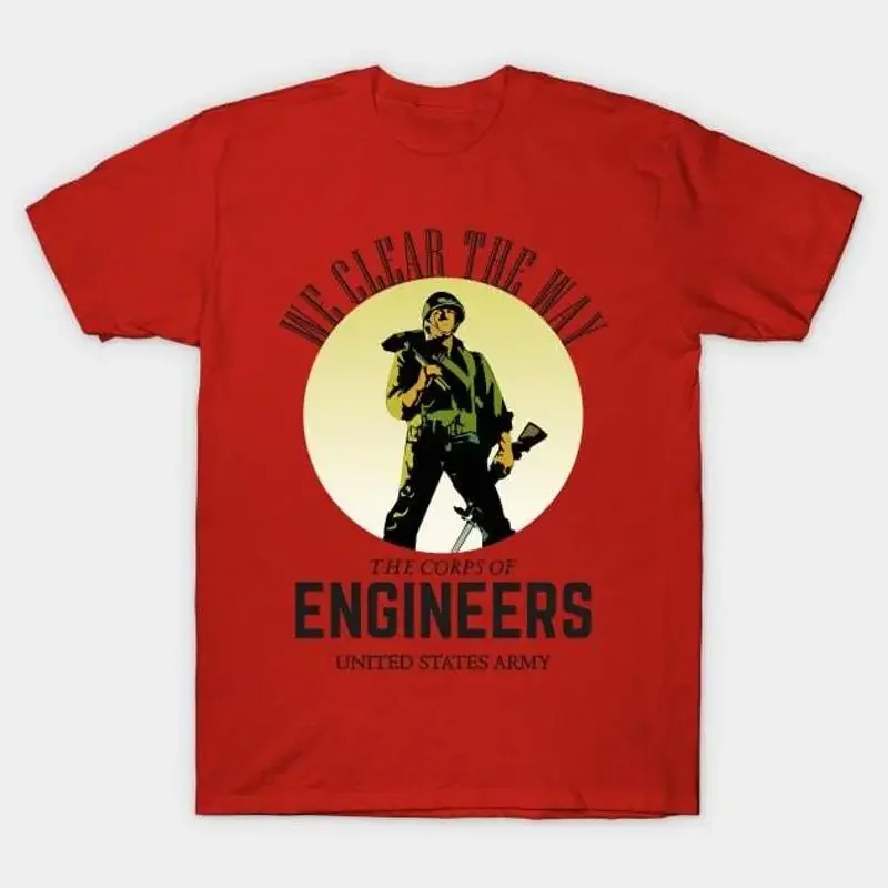 We Clear the Way Corps of Army Engineers T Shirt S 5XL Fast Shipping Shi