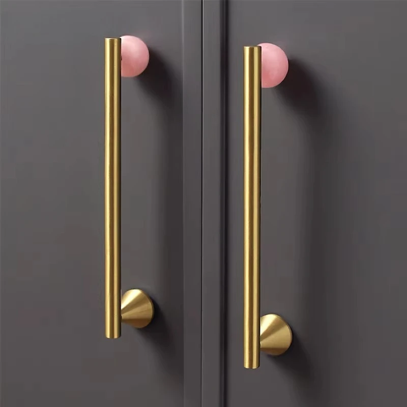 

Brass Furniture Handles Door Handles and Kitchen Cabinets Drawer Pull Home Decor
