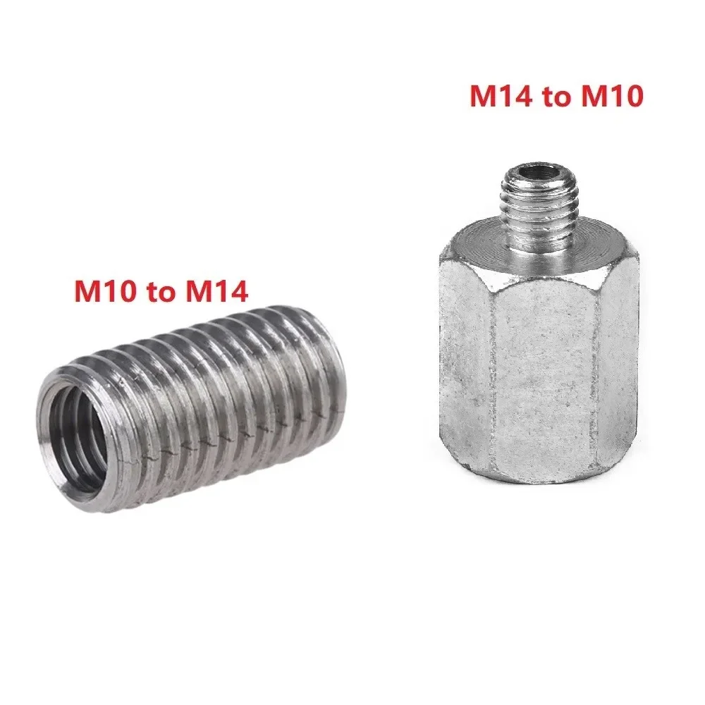 1 pz M10 M14 adattatore smerigliatrice angolare lucidatrice filettatura punta da trapano convertitore di interfaccia adattatore per accessori per utensili elettrici