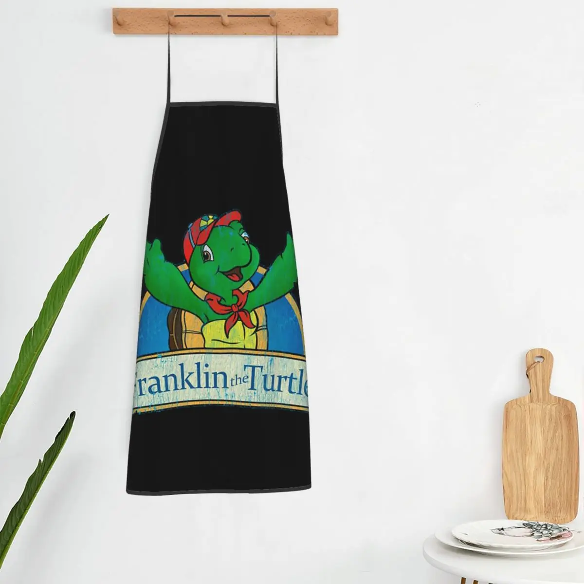 مريلة كلاسيكية من فرانكلين The Turtle مريلة للطبخ والخبز ومريلة مقاومة للماء لتنظيف المطبخ للنساء والرجال