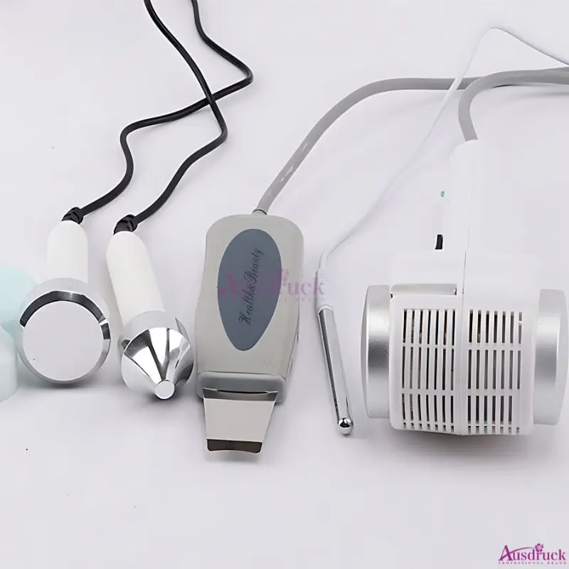 Facial Toning Device 4 Modes Ultrasonic Skin Scrubber Hot Cold Therapy Microcurrent Lifting Deep Cleansing Anti Aging Tool CE