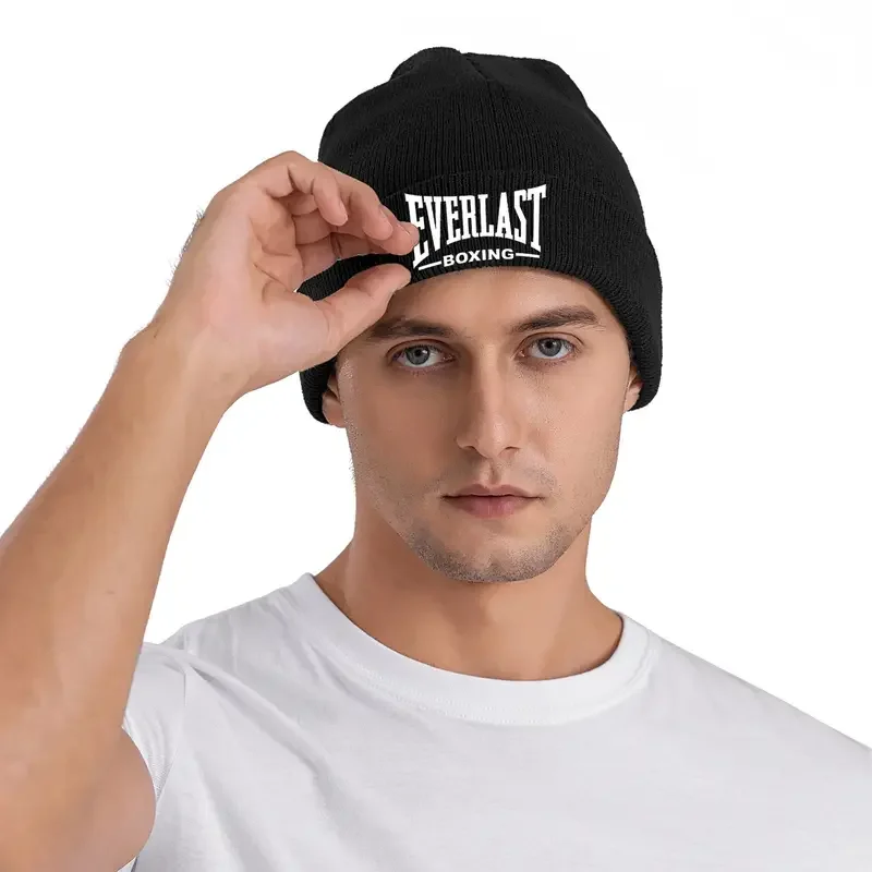 Men Women Beanie Hat Everlasts Boxing Logo Accessories Warm Winter Knitted Caps Beanies Skullies