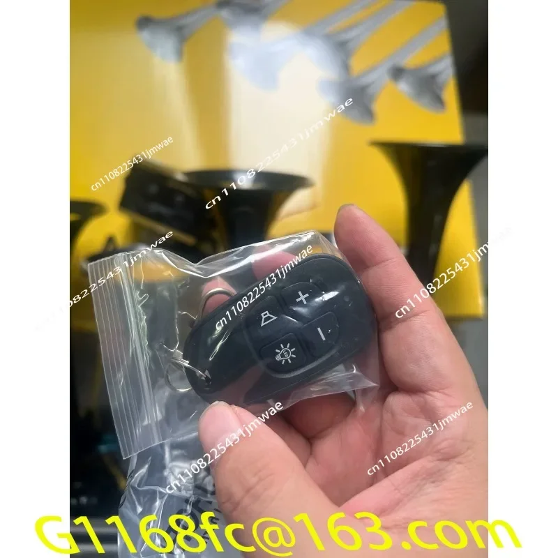 Six Tube Thirty-six Tone Car Music Horn Truck Electronic Control Metal Tube Music Air Horn with Button part