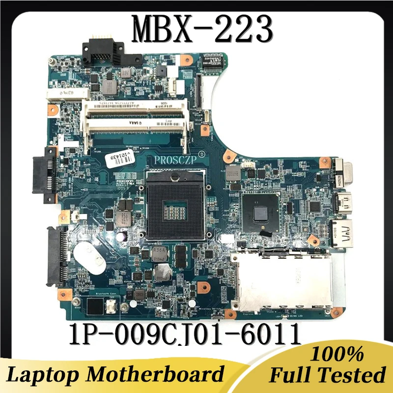 High Quality Mainboard Free Shipping For MBX-223 Laptop Motherboard  M960 1P-009CJ01-6011 A1771573A  HM55 DDR3 100% Working Well