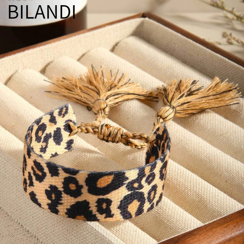 

Bilandi Fashion Jewelry Vintage Temperament Leopard Print Bracelets For Women Party Gifts Simply Design Accessories Hot Sale