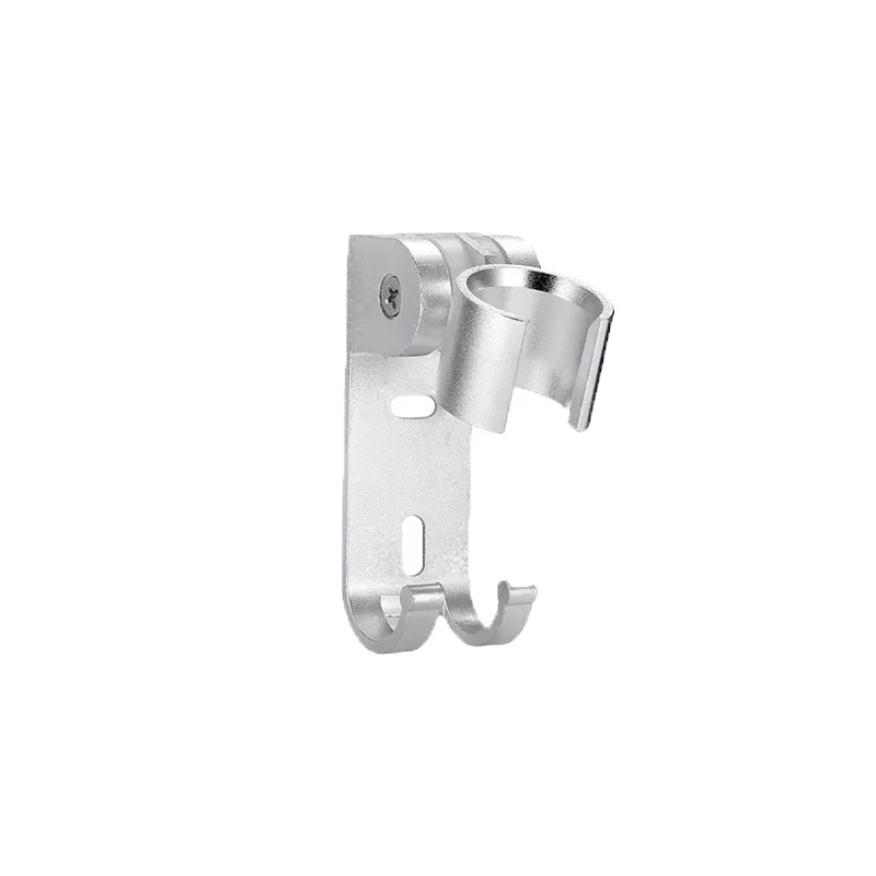 Aluminum Shower base Holder Adjustable Wall Gel Mounted Shower Head Stand Bracket Rustproof Head support Holder Bathroom Fitting