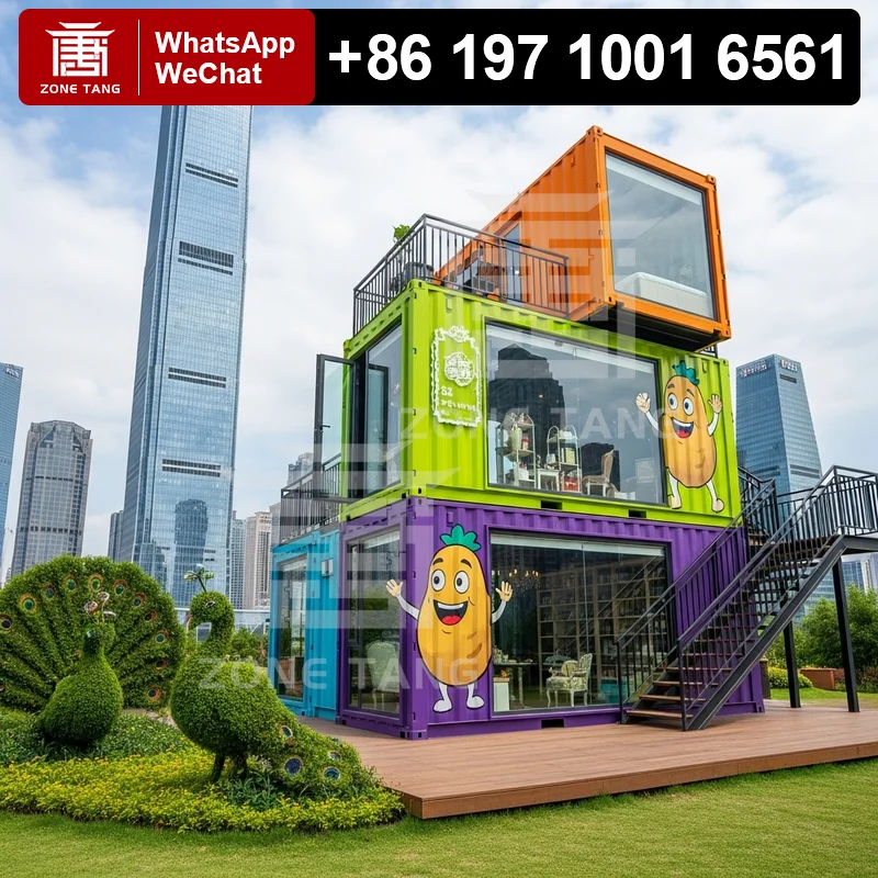 

Convenient Factory Prefabrication Building Codes 2 Story Container House 3 Bedroom Container House Container Home Long Life