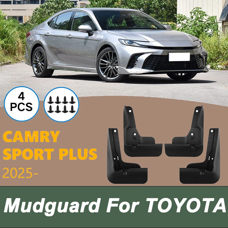 

For Toyota Camry Sport Plus 2024-2025 Automotive Tire Mudguard Waterproof Prevent Mud Splashing Car Mud Flaps 4pcs Accessories