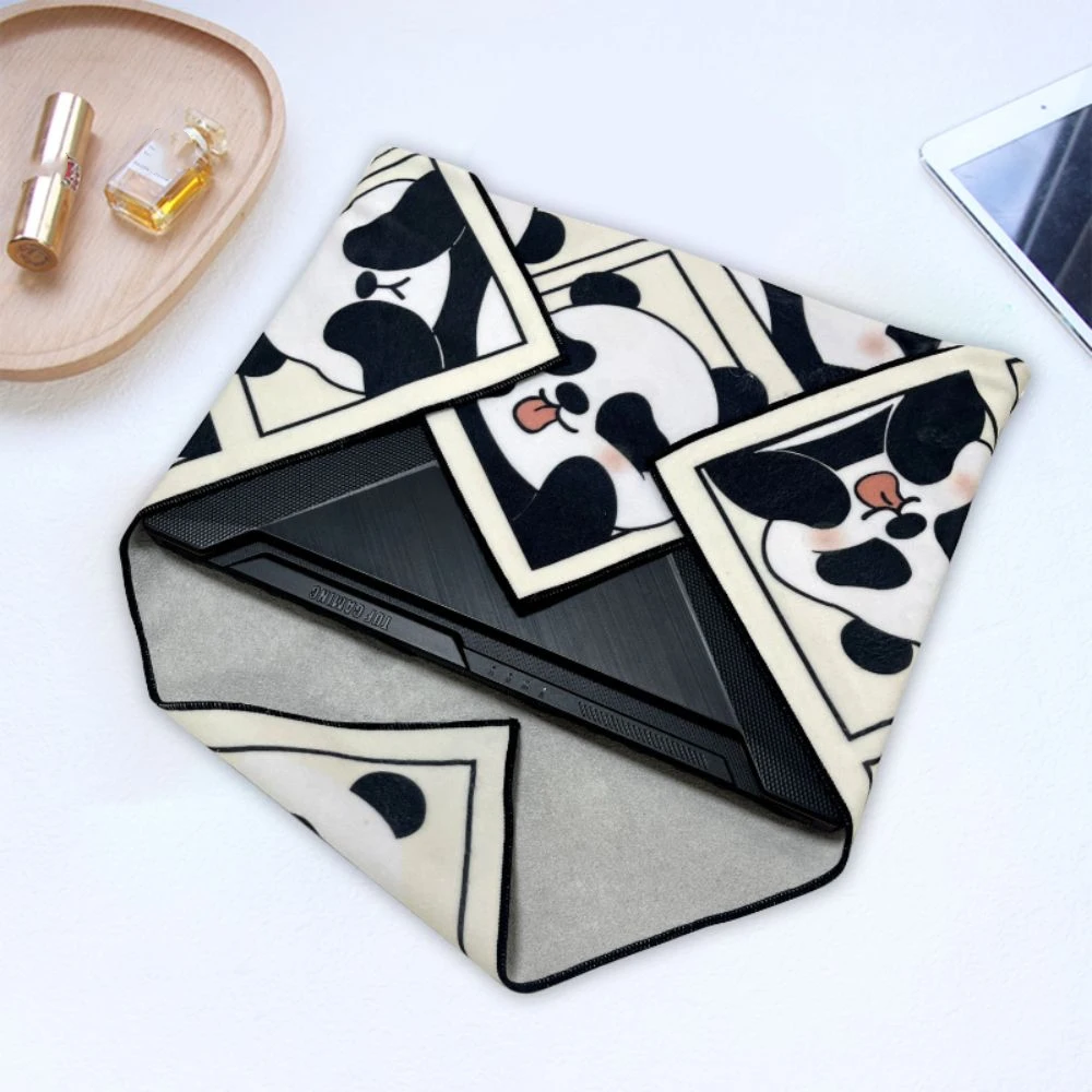 New Reusable Folding Cosmetic Bag Digital Computer Wrap Around Pouch Camera Protective Cover 3 Size Panda Camera Wrap Cloth