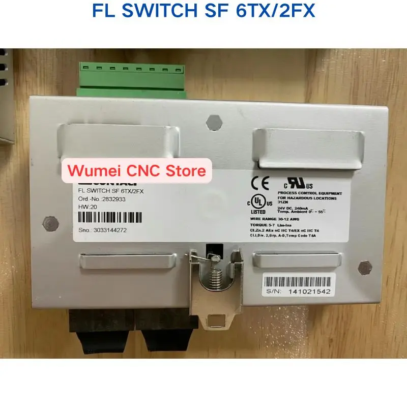 

Brand new or Second-hand test OK Switch FL SWITCH SF 6TX/2FX 2832933