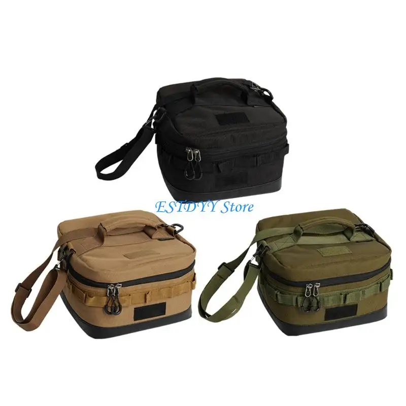 

G6DE Camping Cooling Bag Outdoor Picnics Storage Bag Reusable Handle Design Drink Storage Large Chilling Bags