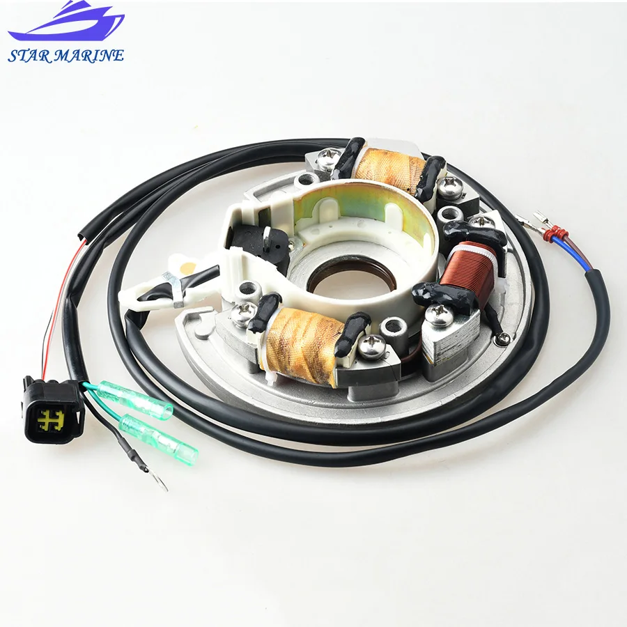 Generator Stator Assembly 66T-85560-00 Boat Engine For Yamaha Outboard Motor 40HP 40X E40X 1998-2017 66T-85560-00-00 66T-85560