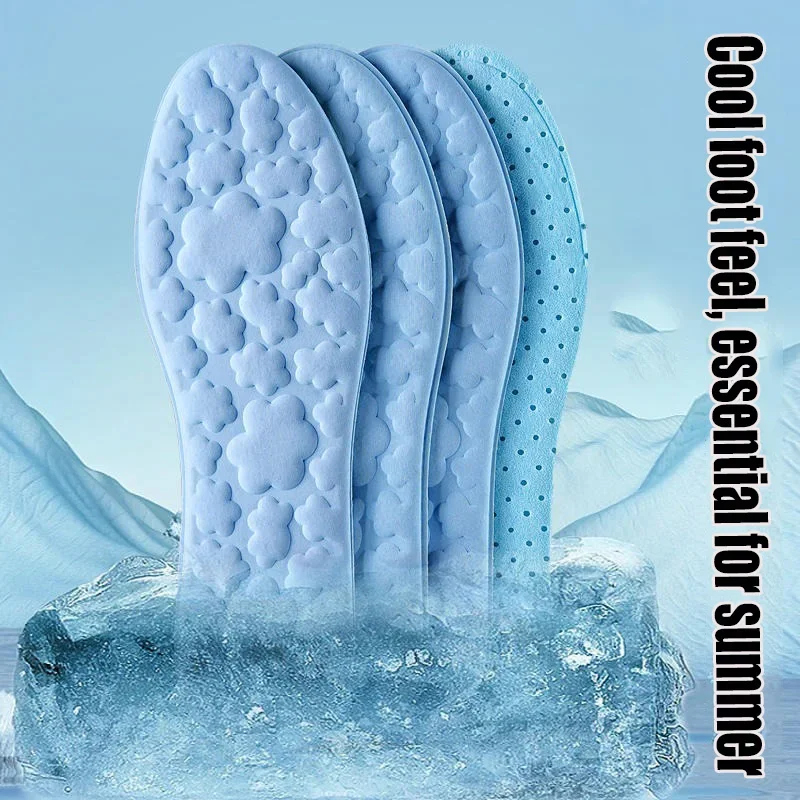 Massage Memory Foam Insoles for Shoes Sole Breathable Cushion Sport Insoles Feet Running Orthopedic Insoles Men Women Shoe Pads image 2