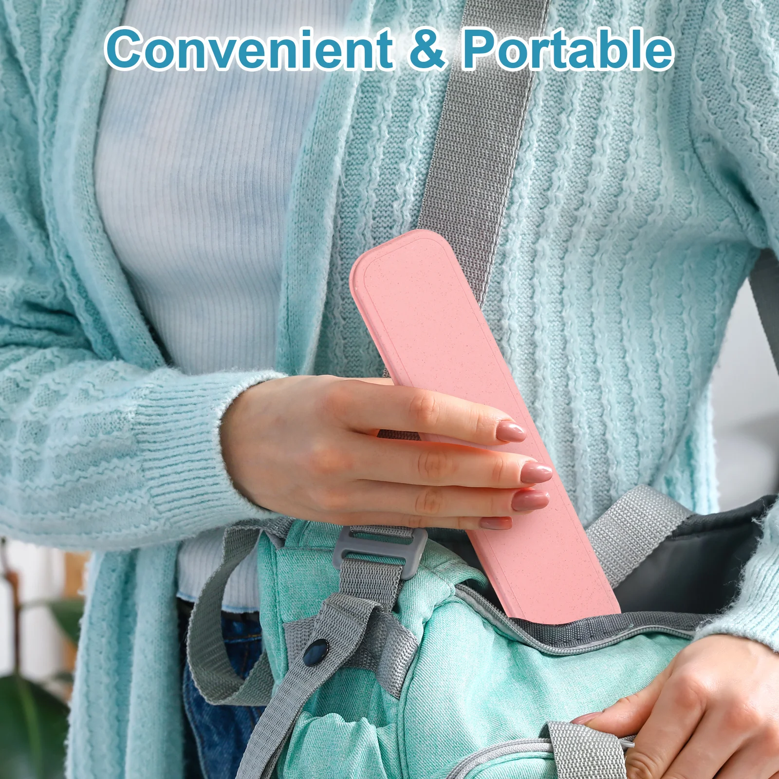 

4Pcs Portable Tableware Box Tough PP Material Easy Clean Travel Cutlery Case for Home Office Outdoor Dining Essentials