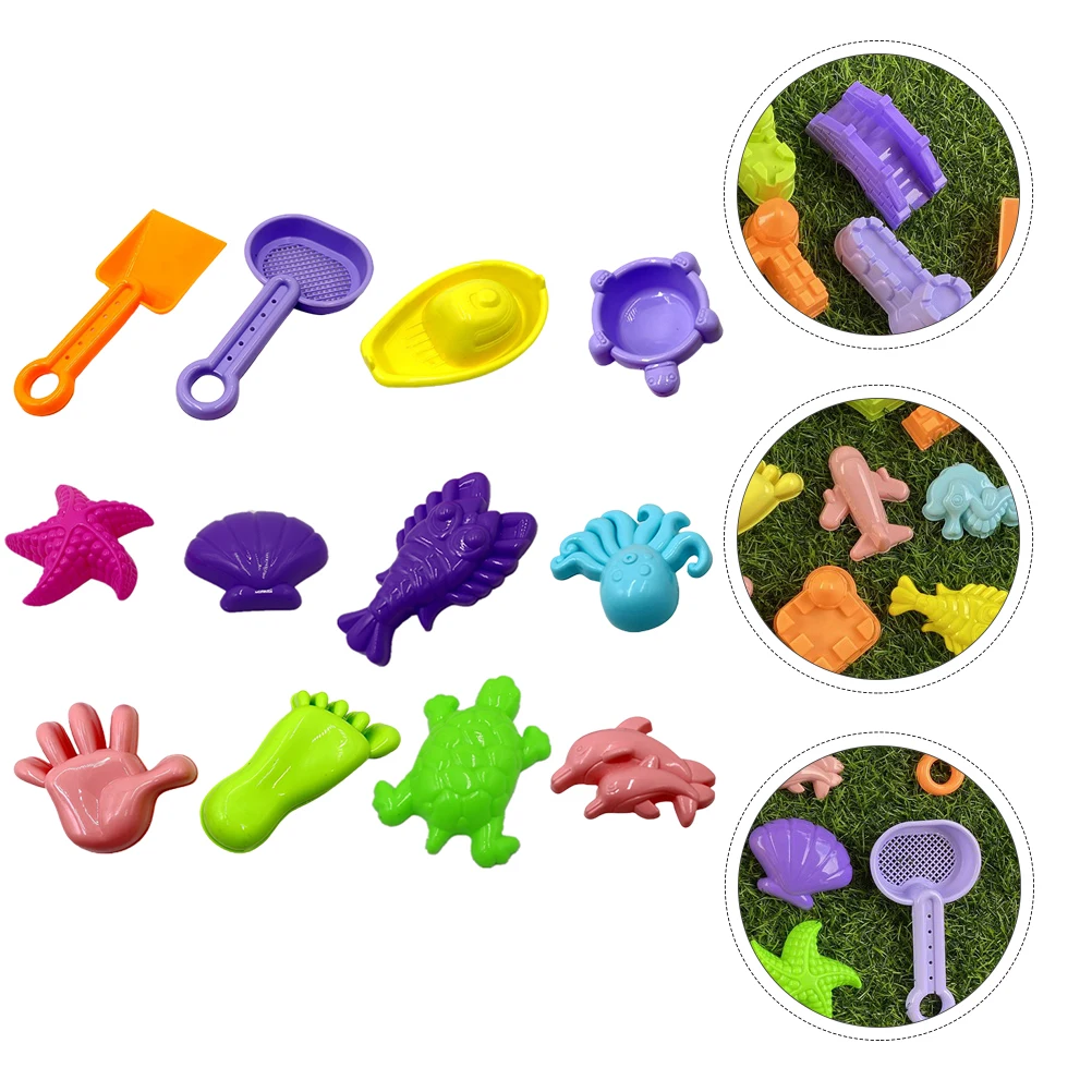 28pcs crianças espaço moldes brinquedos de praia coloridos para atividades ao ar livre das crianças