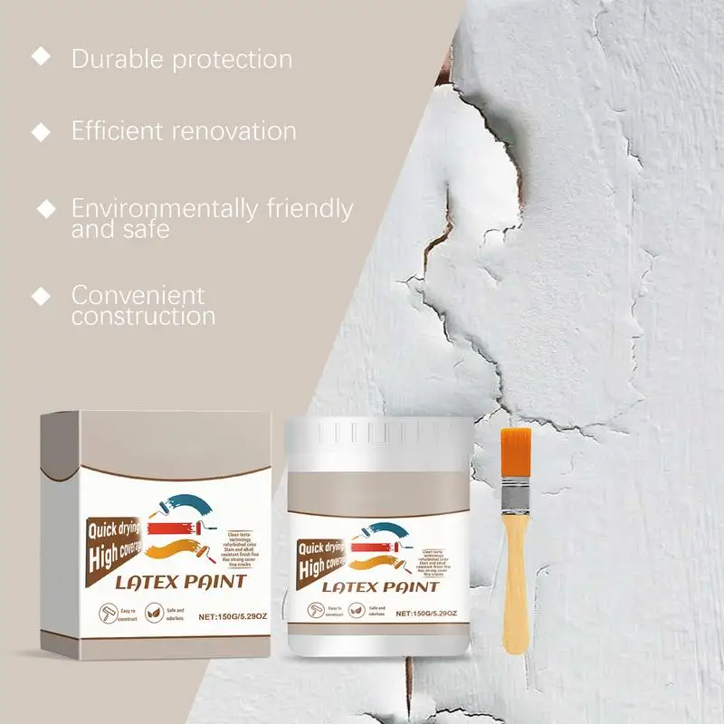 Wall Repair Cream Fast Drying Hole In Wall Repair Kit Multipurpose Wall Repair Coating For Cracked Peeled Holes