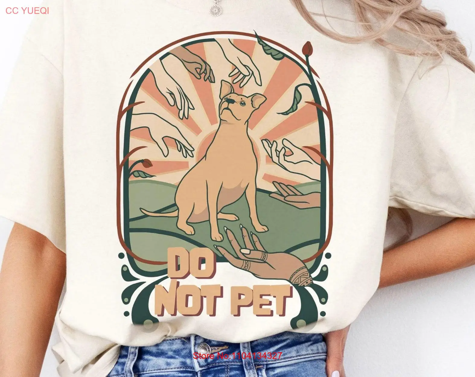 Do not pet dog shirt Anxious T Rescue in training s for lovers Reactive lover long or short sleeves