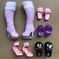 Rainbow Doll Shoes Sandals Boots Original Doll Colorful Parts Earrings Necklace Waistbands 1/6 Doll Accessories