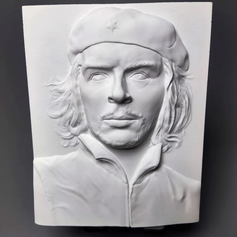 

Che Guevara Relief Ornaments Plaster Figure Sculpture Art Decoration Interior Living Room Figurines Desktop Decor Statue Modern