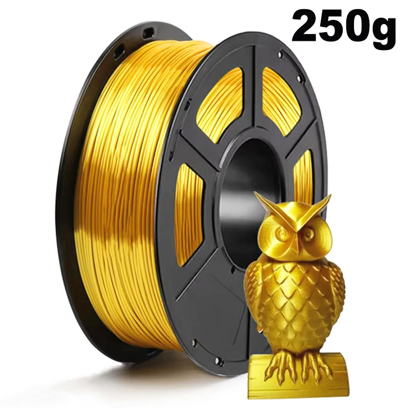 250g/1Kg Seiden-Kupfer 3D-Drucker-Filament PLA 1,75mm Seiden-Gold PLA 3D-Druckmaterial Glänzendes Seiden-Silber Blaues PLA 0,25Kg – Detail 2