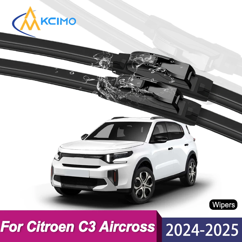 

Beam Windshield Wipers for Citroen C3 Aircross CC24 2024-2025, Easy Install, Quiet Streak-Free Wipers