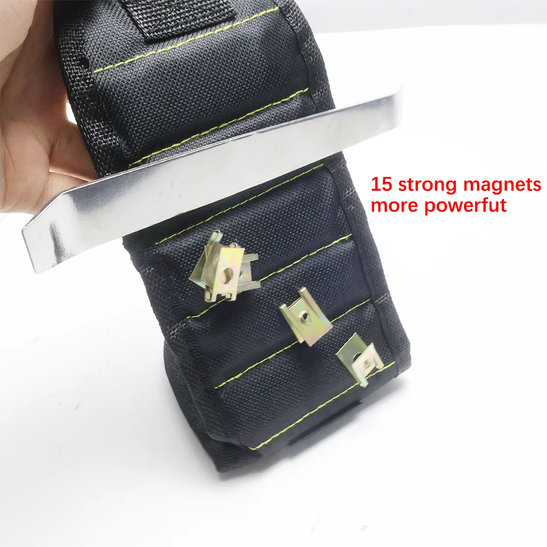 Magnetic Wristband for Holding Screws,Nails，Drilling Bits,Wrist Tool Holder Belts with Strong Magnets,Cool Gadgets DIY