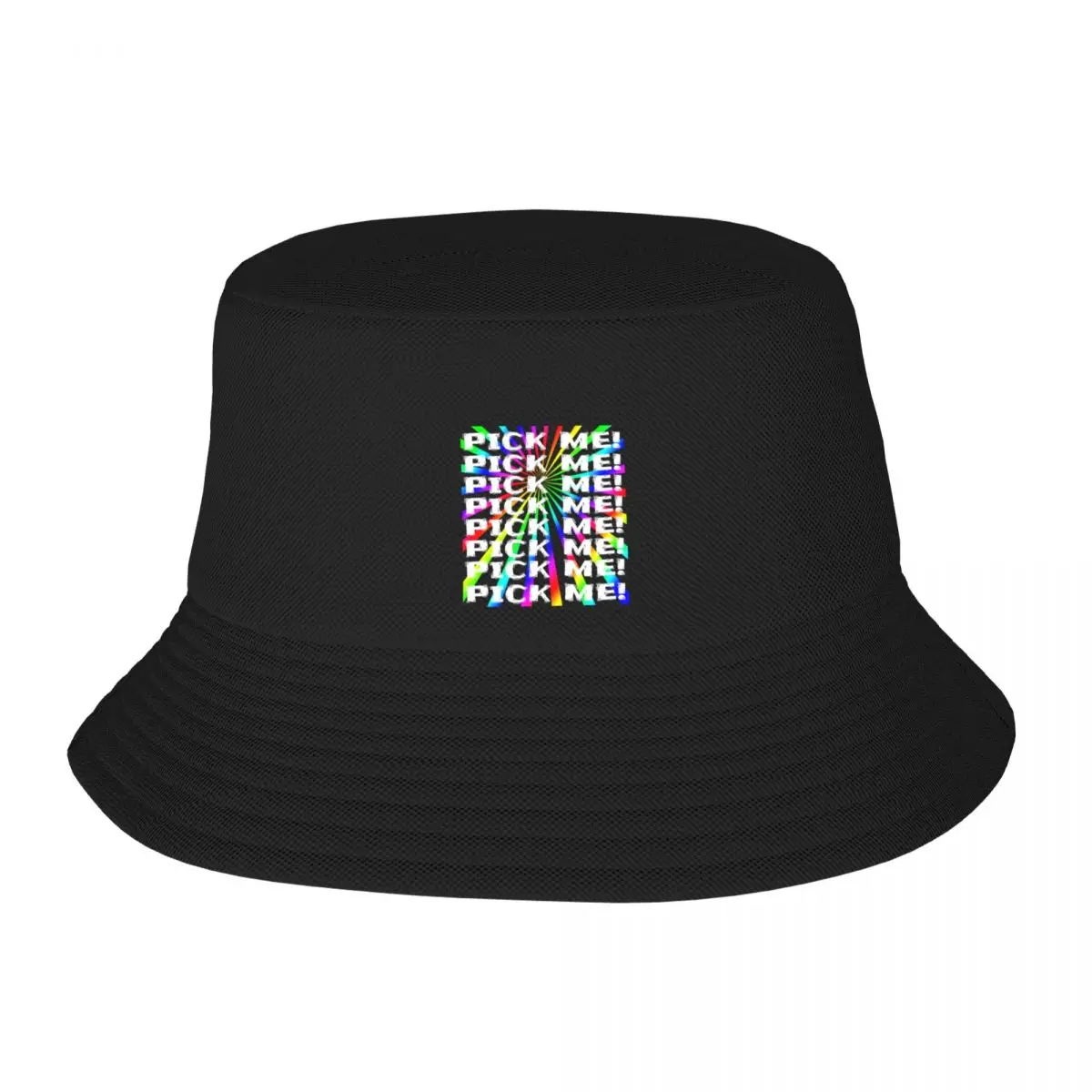 

New Pick Me! Pick Me Rainbow Price Is Right Classic T-Shirt Bucket Hat Cosplay Anime Women's Hat 2023 Men's