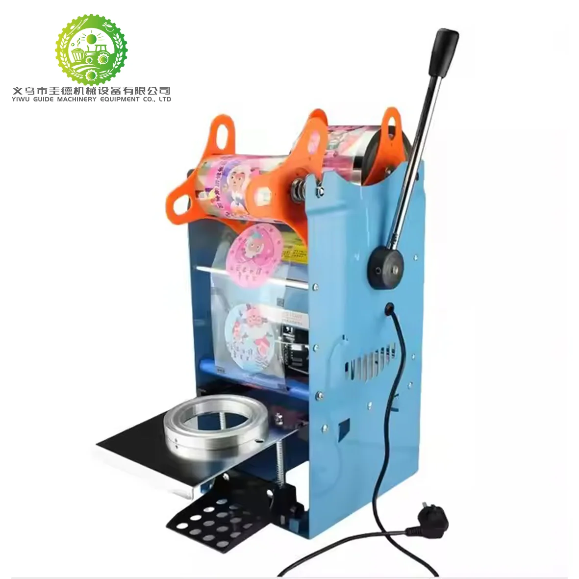 

Electric Automatic Plastic Cup Sealing Machine for Beverage for Milk Tea/Juicer/Tea for Paper Bottle Packaging