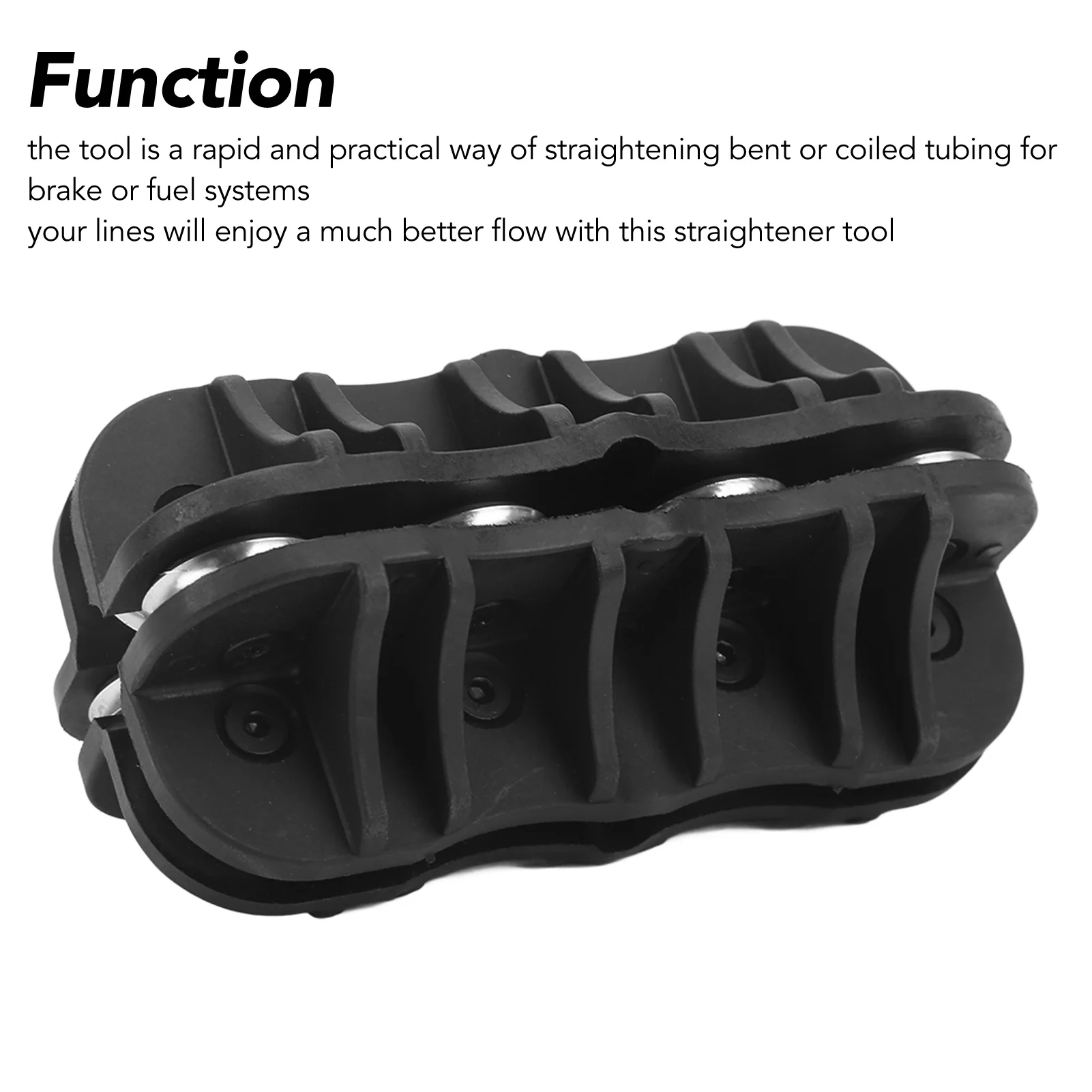 Tubing Straightener Car Repair Tool 5/16in Handheld Tubing Straightener Metal Brake Fuel Line Straightening Car Repair Tool