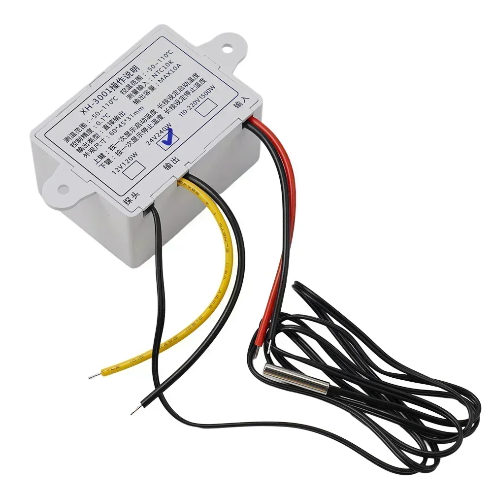 Digital Thermostat Temperature Controller for XHW3001 Solar Water Heater 24V with Accurate Control and Measurement Functions
