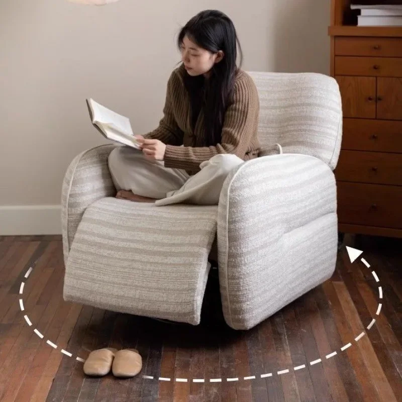 Function Electric first class lazy sofa single chair, family bedroom can sleep rocking chair rotation