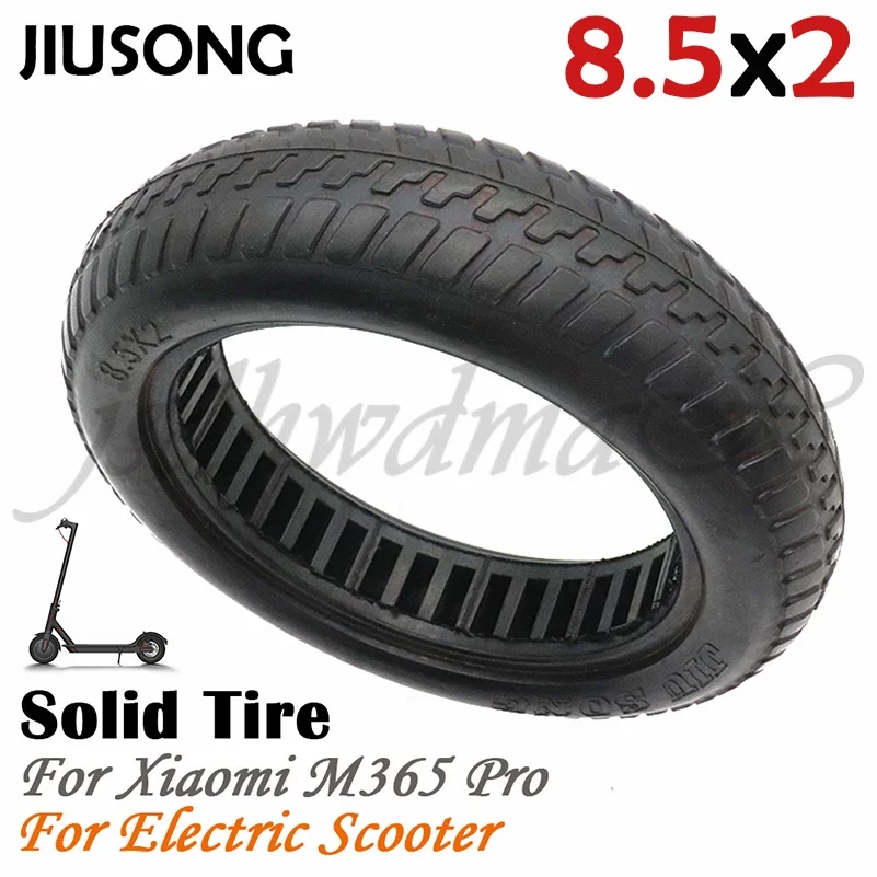 JIUSONG 8.5 Inch Solid Tire for Mijia Xiaomi Mi M365 pro Electric Scooter Gotrax Gxl  8.5X2.0 8.5x2 Explosion Proof