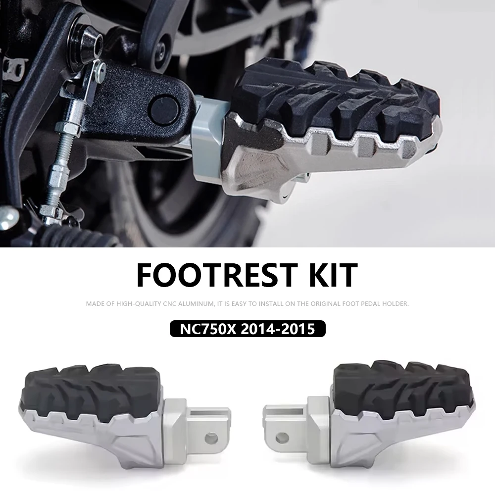 

New Footpeg Kit For Honda NC750X NC 750X NC 750 X 2014 2015 Motorcycle Accessories Footrest Foot Pegs Pedals