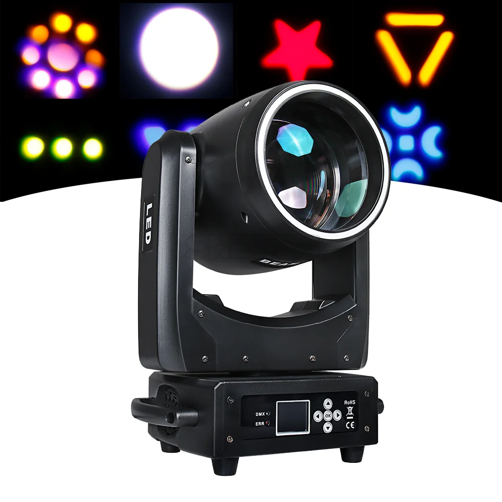 Shehds High Quality 300W Led Beam Moving Head Light Competitive Price Lighting 7 Color Rainbow Lights See Video Stage Nightclub