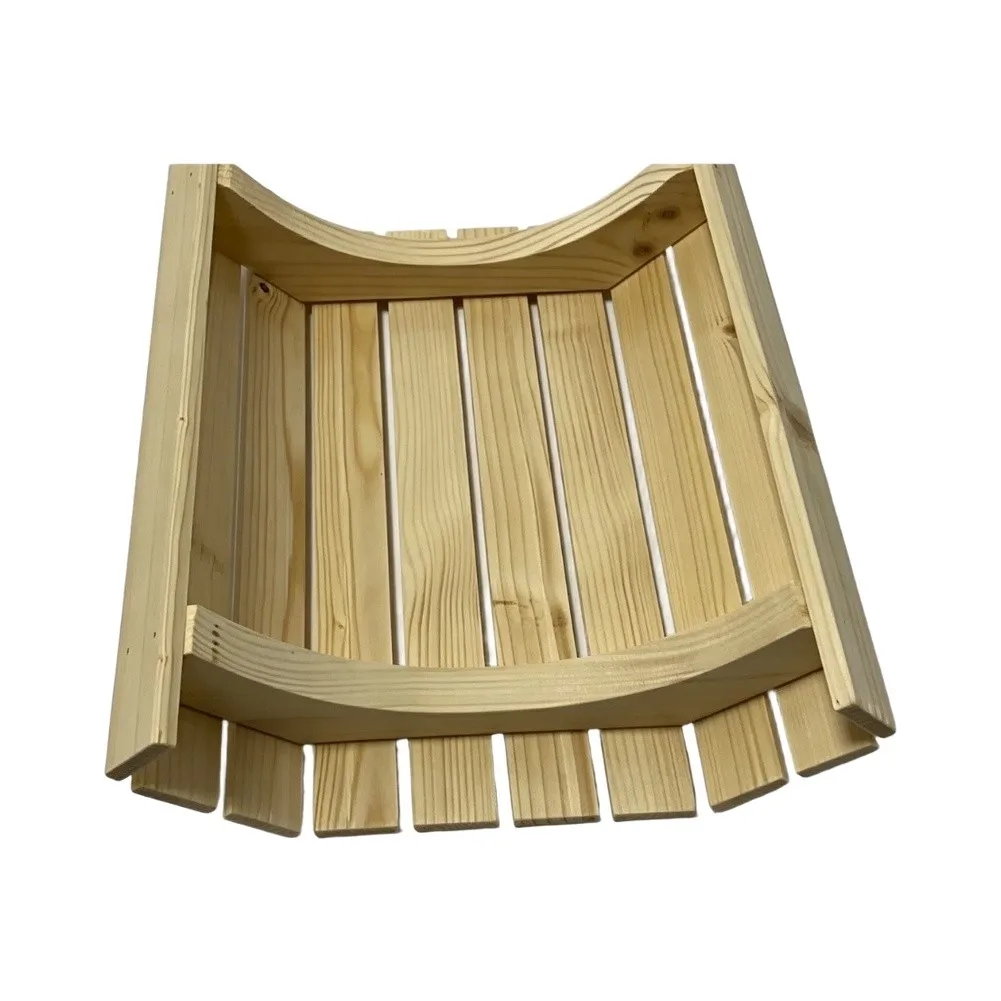 Natural Wood Sauna Lampshade 300mm x 250mm for steam Room and Dry Sauna Light Fixture Protection Indoor Use Only