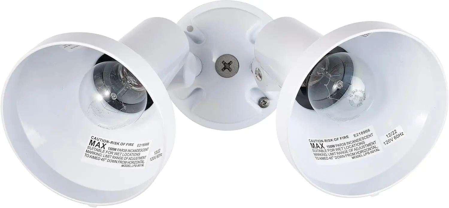 

Двухламповый прожектор PAR38, белый - Энергоэффективное уличное освещение для дома и сада