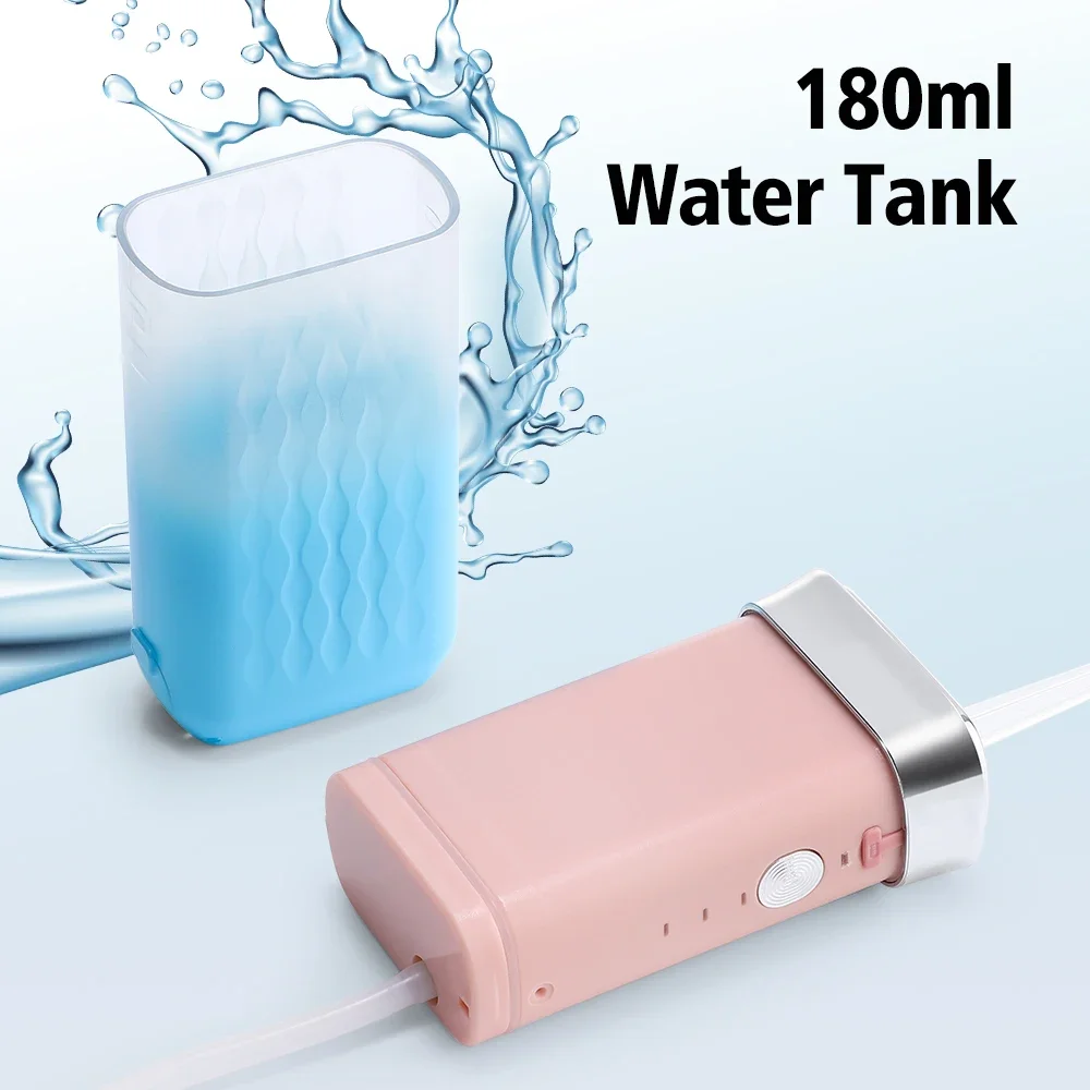 Electric Oral Irrigator Rechargeable Water Teeth Cleaning Machine Cordless Water Dental Flosser Teeth Pick for Adult Home Travel image 6