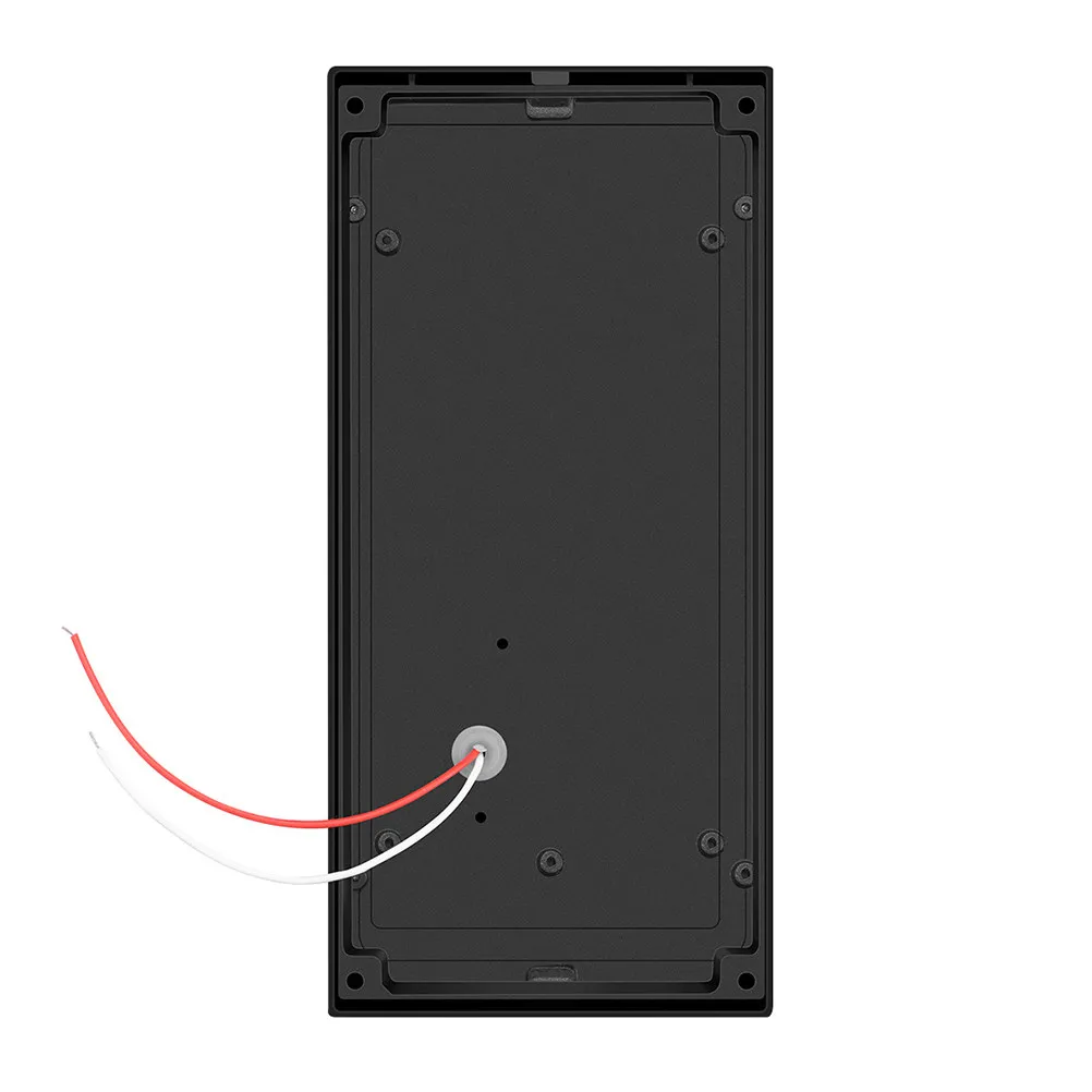 

Настенный светодиодный светильник COB 15 Вт, черный, элегантный дизайн, всепогодный, алюминиевый, для внутреннего и наружного освещения: сада, веранды, двора, бара