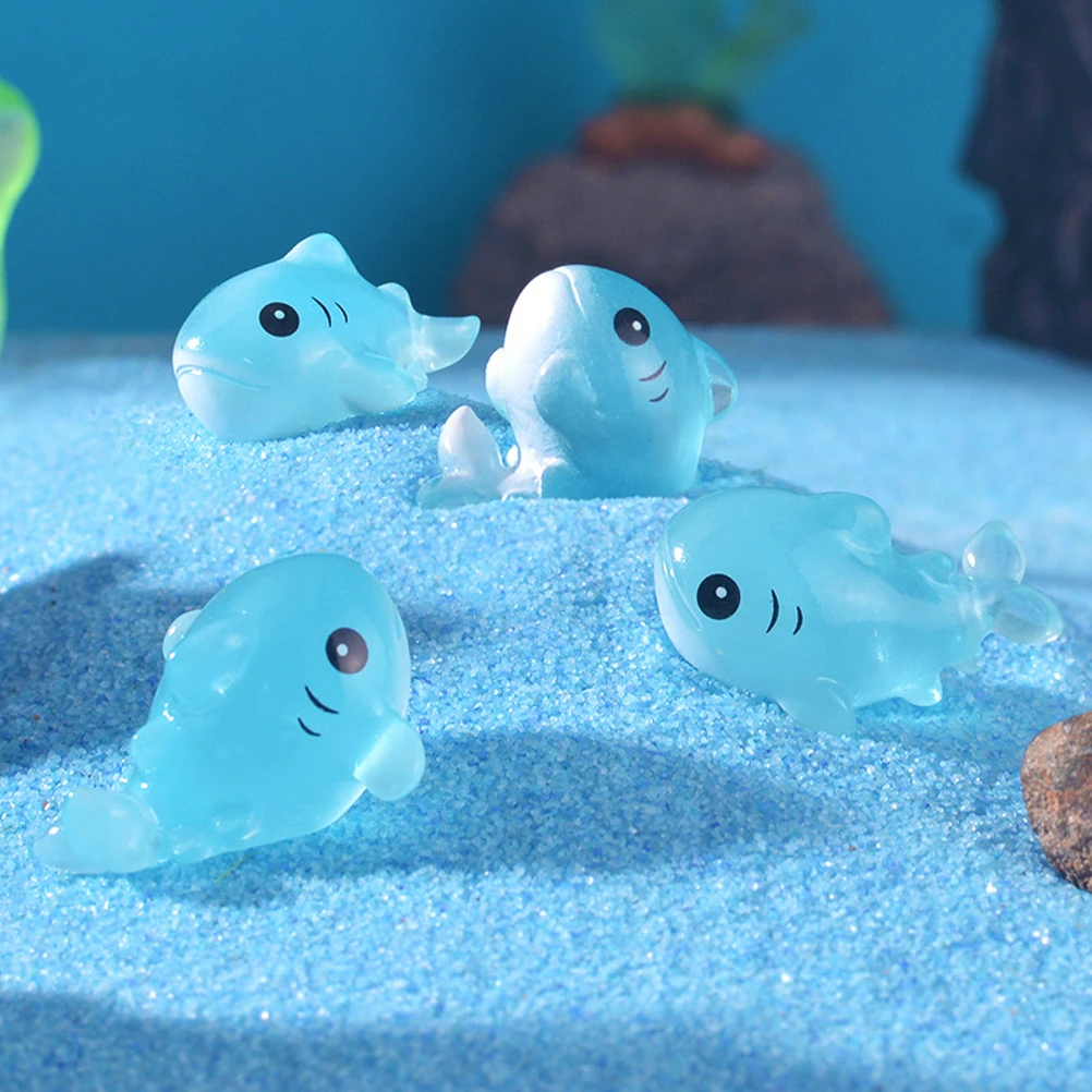 

12 Pcs Shark nament Resin Figurines Home Decor Ocean Animals Miniatures Aquarium Landscape Decorations Marine Statues