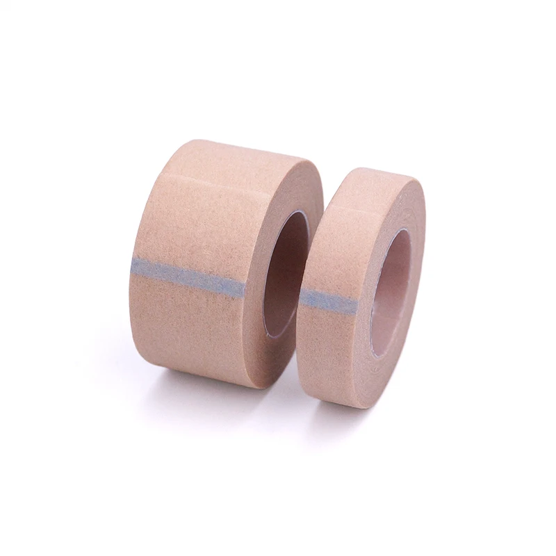 1.25cm/2.5cm Non-woven Eyelash Tape Breathable Sensitive Resistant Microporous Eyelash Extension Brown Tape Sticker Makeup Tools